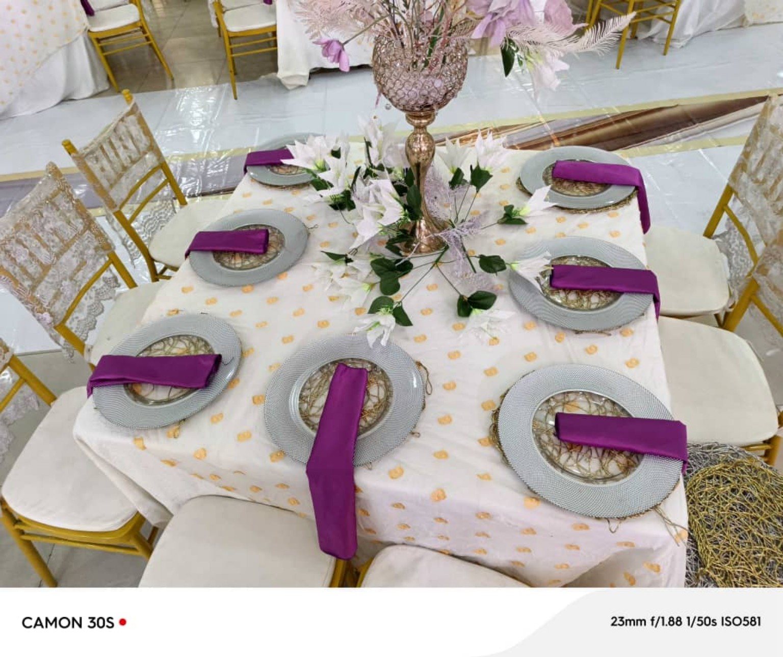 Elegant table settings
